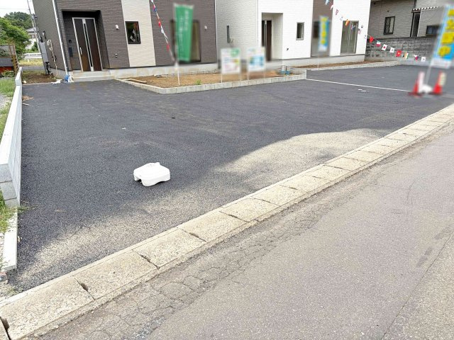 古河市五部第1　新築戸建て　1号棟の駐車場|カースペースは2台お停めいただけます♪