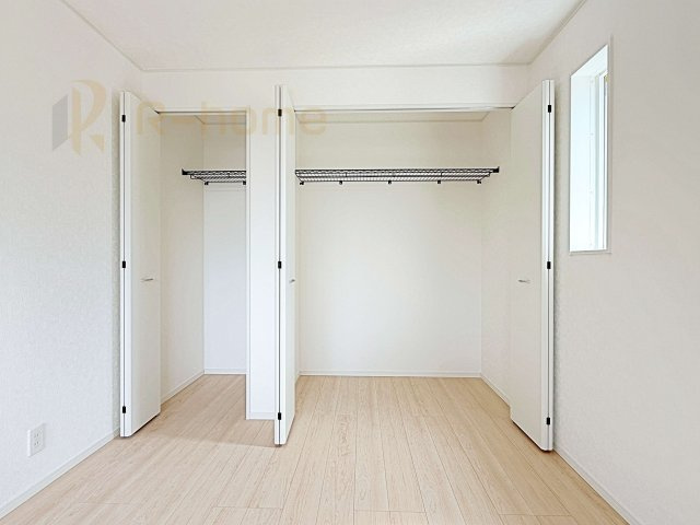 古河市五部第1　新築戸建て　1号棟の収納|2階は全居室収納スペースを設置！
充分な容量で居住空間もスッキリ♪