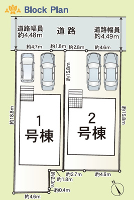 【区画図】 | 葵区羽鳥第12　新築戸建　2号棟
