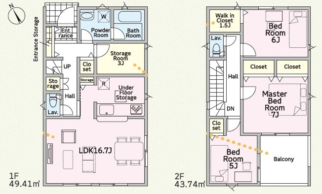 【間取り】 | 葵区羽鳥第12　新築戸建　1号棟
