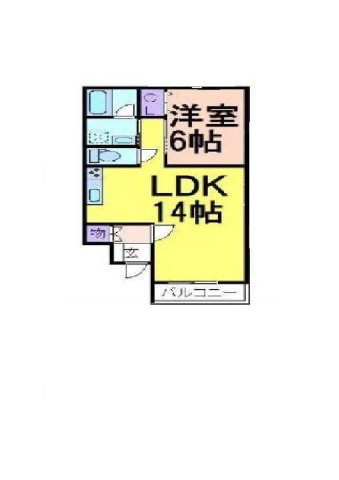 【間取り】 | NARABUハイツⅣ