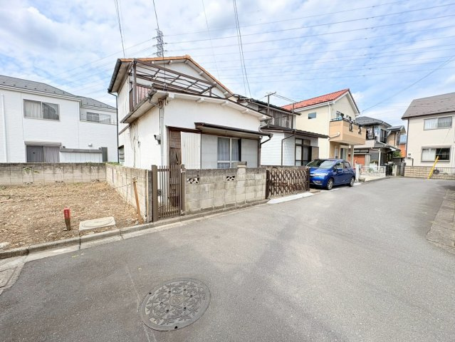 川越市氷川町　建築条件なし売地　西武新宿線『本川越駅』徒歩29分　【川越小学区】の前面道路含む現地写真