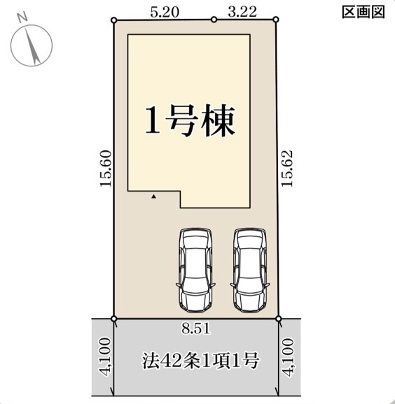 リーブルガーデン姫路市城東町の区画図