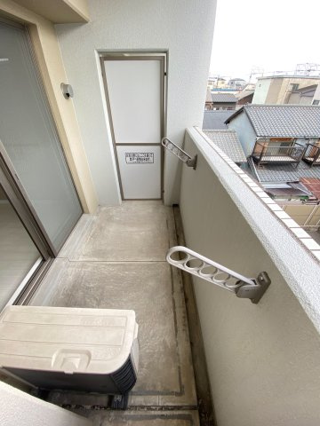 トラスト王子町のバルコニー