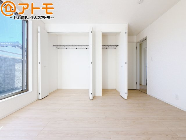【収納】 | 藤枝市藤岡第10　新築戸建　2号棟 | 収納家具を減らせる容量の大きなクローゼット♪