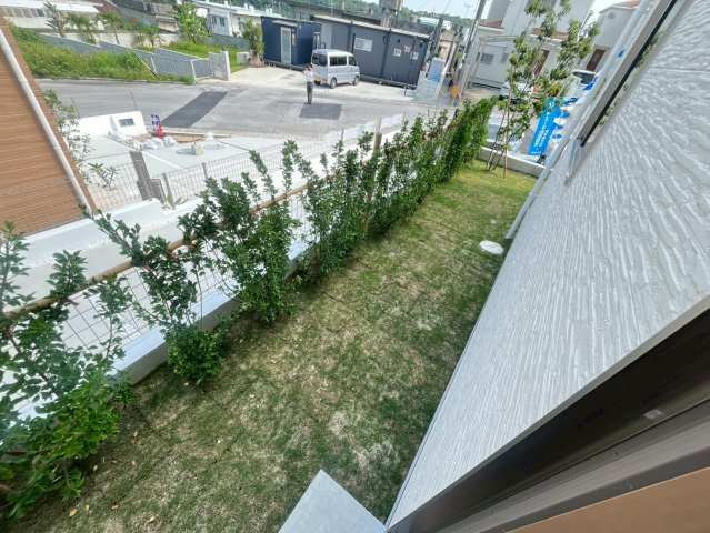 八重瀬町安里新築戸建て A号棟〈全３棟〉の庭