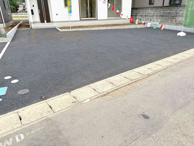 古河市五部第1　新築戸建て　2号棟の駐車場|カースペースは2台お停めいただけます♪