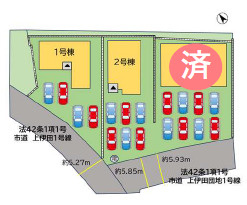 田川市大字伊田11期1号棟の区画図