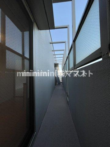 フォレスト西道頓堀のバルコニー