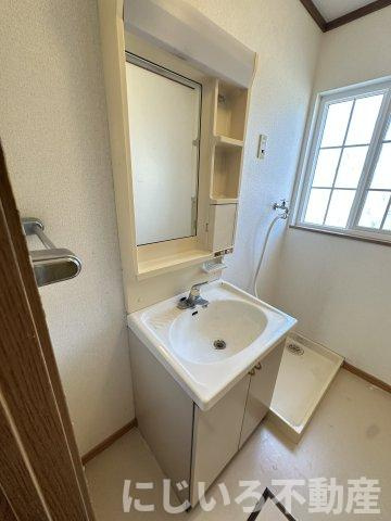 阿南市見能林町貞成のアパートの洗面所