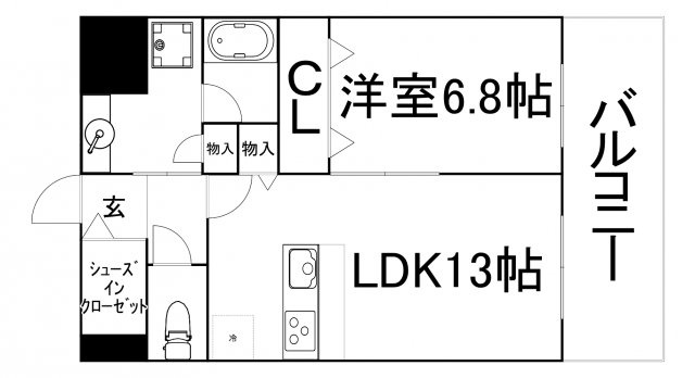 【間取り】 | 幸COURT森ノ宮