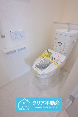 【トイレ】 | 桐生市相生町1丁目　ブルーミングガーデン | トイレが２か所あるので来客用と分けたり、家族で分けて使うと忙しい朝も安心ですね♪