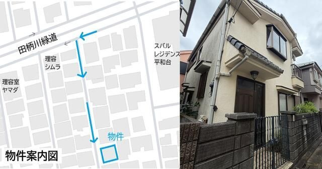 東京都練馬区田柄１ー２２ー１４戸建の外観