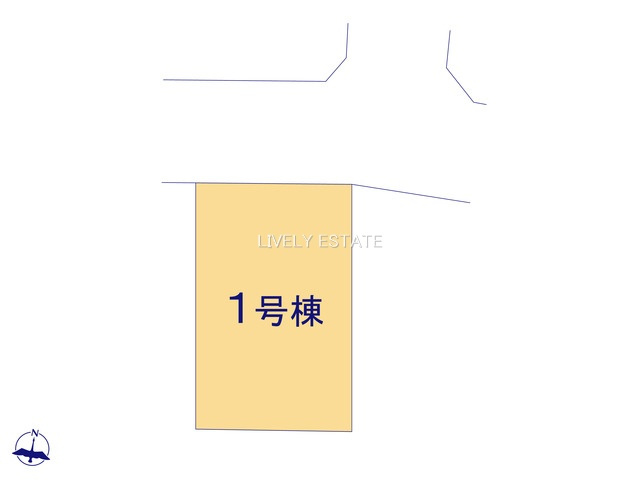 草加市谷塚町 新築分譲住宅の区画図