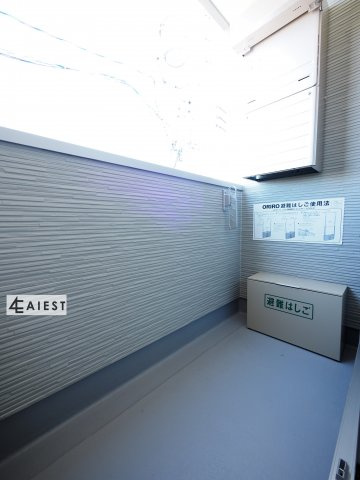 リバーガーデン中村中町のバルコニー