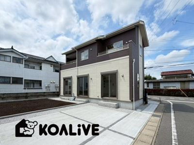 【外観】 | 前橋市後家町　新築住宅 | 現地ご案内ツアー開催中！早朝やお仕事帰りのご見学にもすぐ対応致します！見学ご予約はコアライブまでお気軽にお問い合わせ下さい！