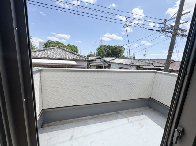 中古戸建　尼崎市大庄北3丁目のバルコニー|3F南向きバルコニー