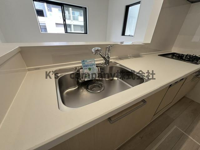 茅ヶ崎市香川5丁目　新築戸建のキッチン|キッチンシンク♪