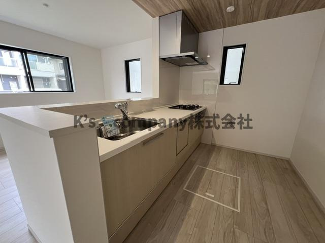 茅ヶ崎市香川5丁目　新築戸建のキッチン|キッチンスペース◇◇