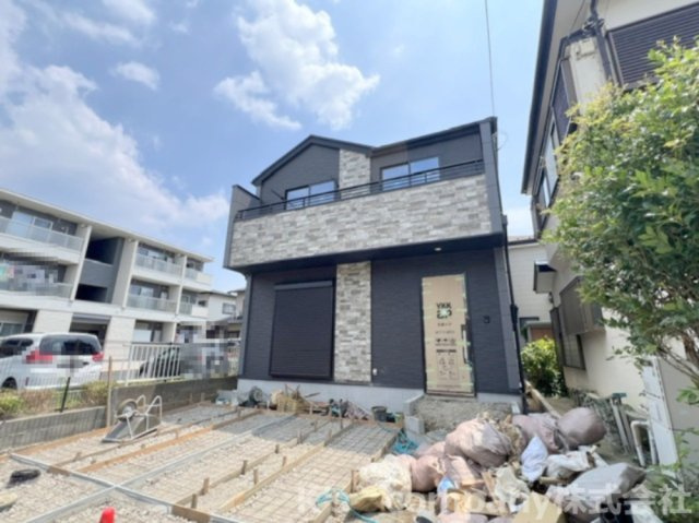 茅ヶ崎市香川5丁目　新築戸建の外観|2026.8.2撮影◇