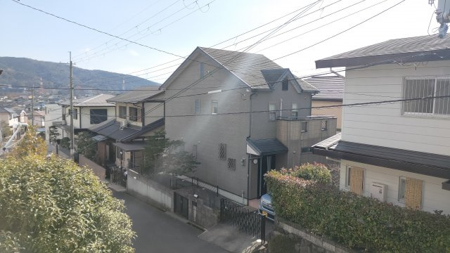 高槻市日吉台三番町貸家の展望