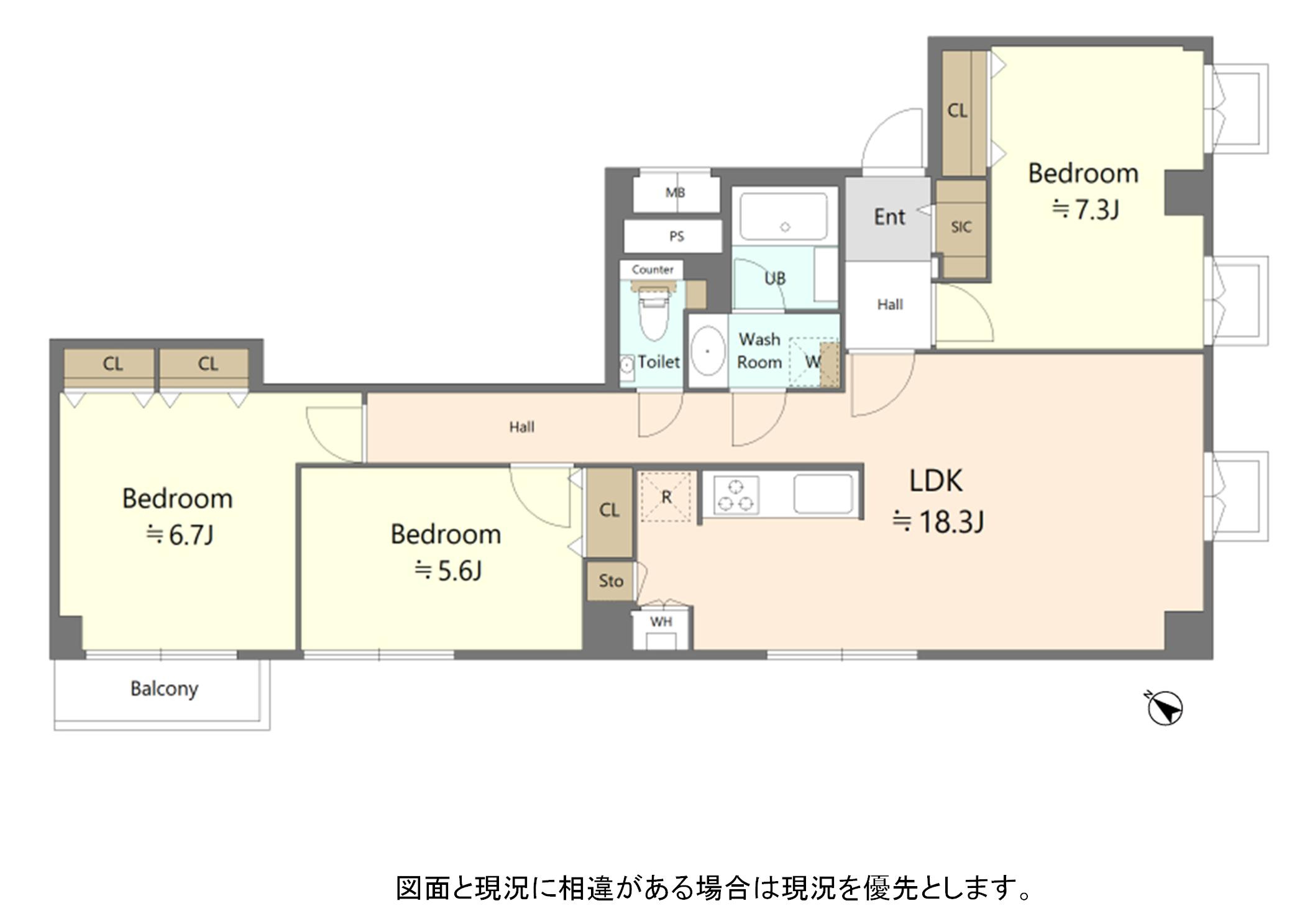 赤坂七番館の間取り