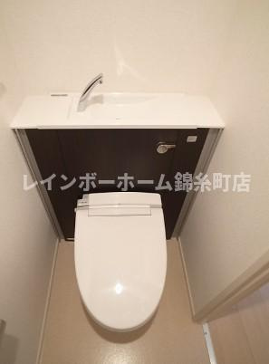 リッシュ　メゾンのトイレ|※建築中のため、同施工物件参考写真