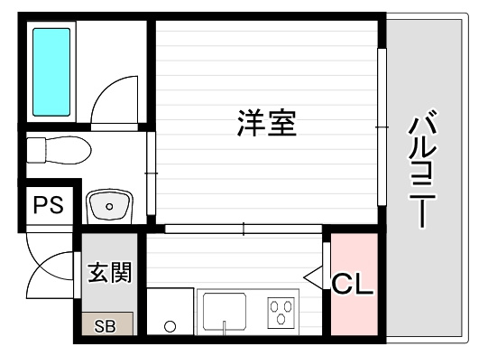 ヒルトップハイム桜川の間取り