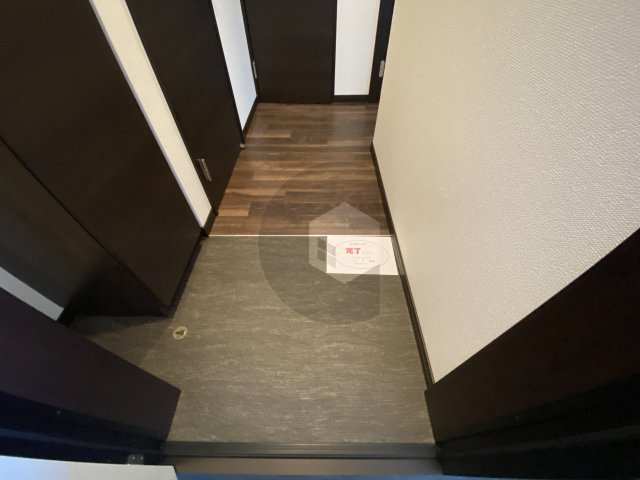 ラージヒル長瀬WESTの玄関
