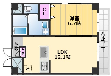 【間取り】 | SHRIKE21新館（シュライク21新館）