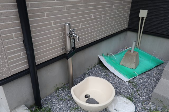 《仲介手数料無料》越谷市弥栄町４丁目1-137新築一戸建てグラファーレのその他|外水栓