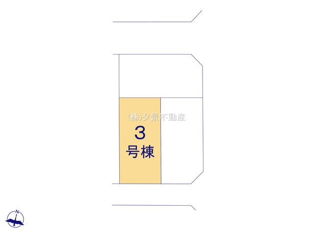 《仲介手数料無料》越谷市弥栄町４丁目1-137新築一戸建てグラファーレの区画図