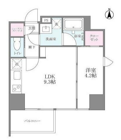 【間取り】 | シーズンフラッツ大手前