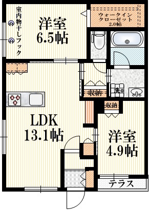 ＮＥＳＴＧＲＯＶＥの間取り