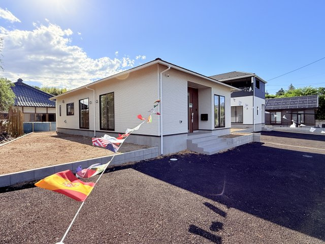 つくば市若森第1　新築戸建　4号棟の外観|当日予約・現地集合・現地解散でのご見学も大歓迎ですので、お気軽にお問い合わせください(*^^*)