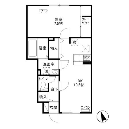 マロン・ヴローニュの間取り