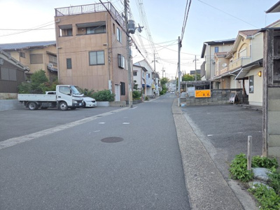 【前面道路含む現地写真】 | 山科区北花山大林町　売地