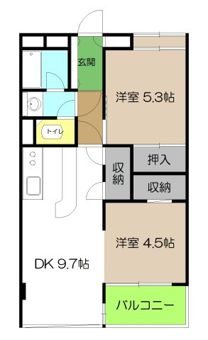 【間取り】 | （商談中）花の友ハイツ