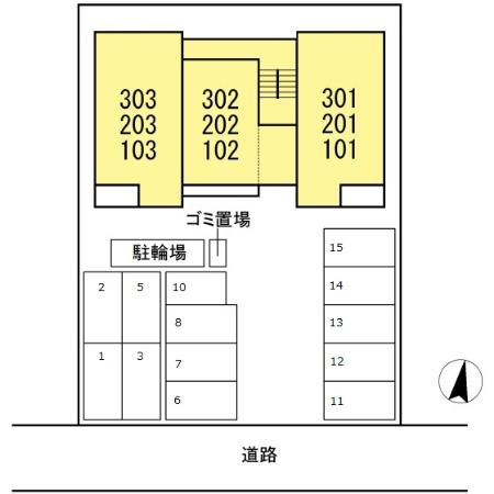 アリエッタ光南町の区画図