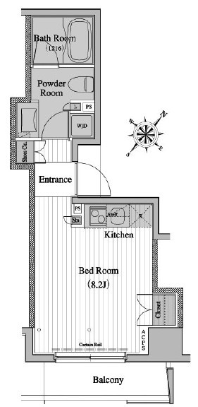 ☆南東向きの1R住戸です☆