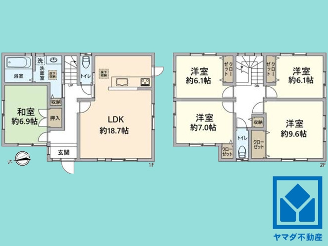 大津市秋葉台の間取り