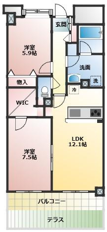 ブライトンコートの間取り