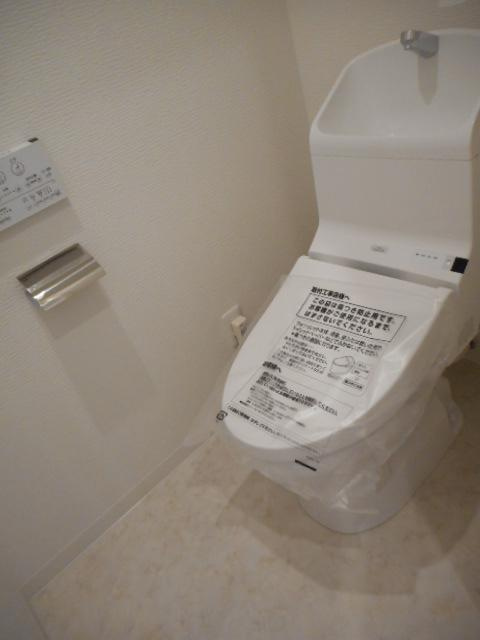 清潔感のあるトイレです