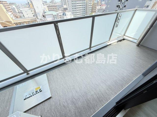 ブランシエスタ都島通のバルコニー