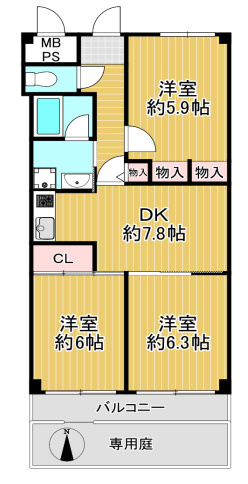 【間取り】 | ☆東園田ストークハイツ