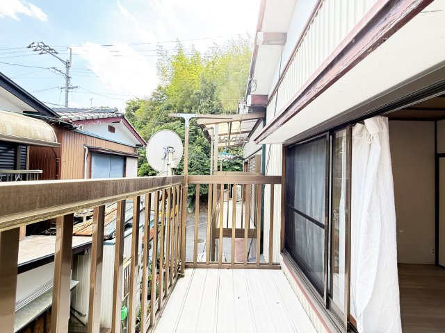 一宮西町貸家のバルコニー