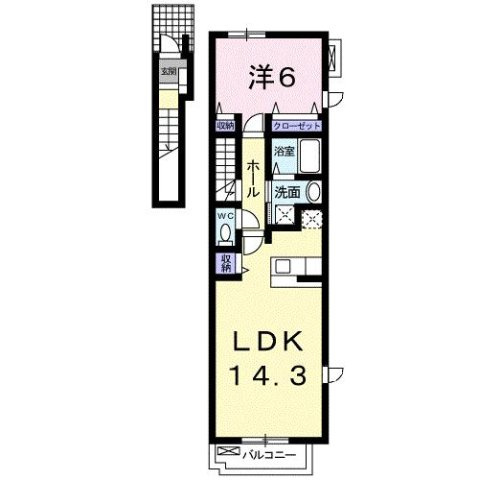 リベーラＢの間取り