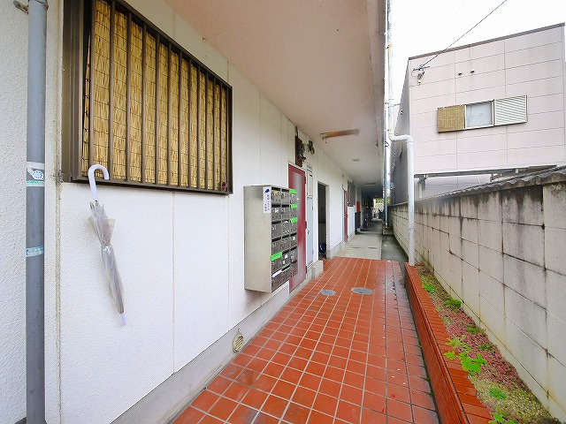 古川マンションのロビー
