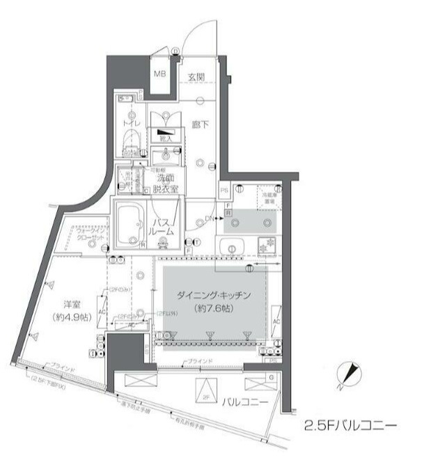 ZOOM渋谷神山町の間取り