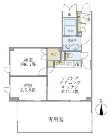 KDXレジデンス杉並方南町の間取り